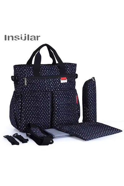 Yelajoy Baby Diaper Bag,With Padded Shoulder Straps & Diaper Changing,can serve as Handles or Shoulder Bag