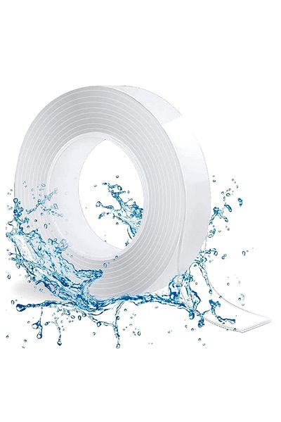 Aptel Double-sided adhesive tape, reusable, transparent, 3 m