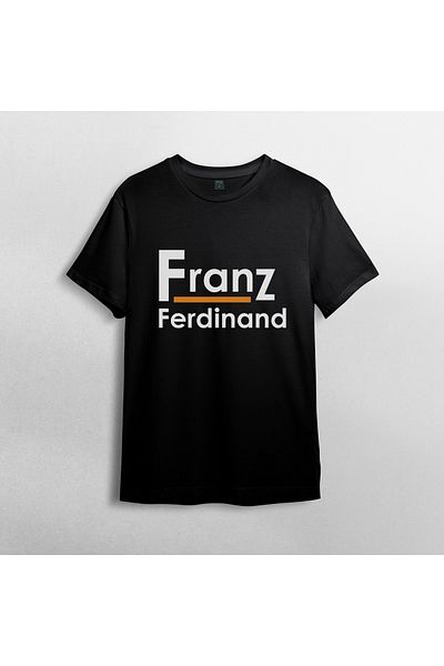 Pixxa Franz Ferdinand Unisex 100% Cotton Crew Neck T-Shirt Model 2