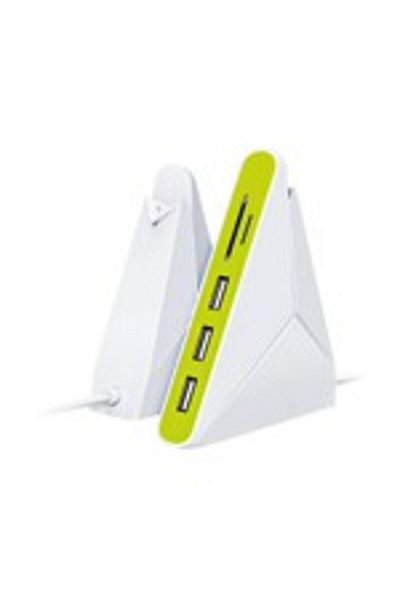 Omega OMEGA 3-PORT USB 2.0 HUB AND CARD READER