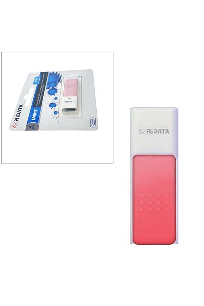 ridata USB 2.0 Flash Drive RiDATA 4GB, EZdrive ID50, retractable connector, pink