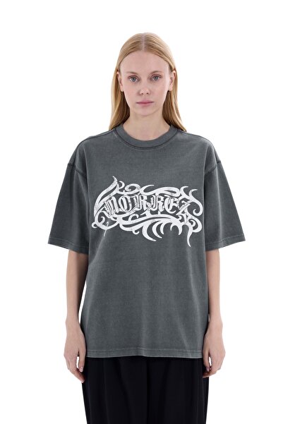 MORREZ Anthracite-Washed T-Shırt
