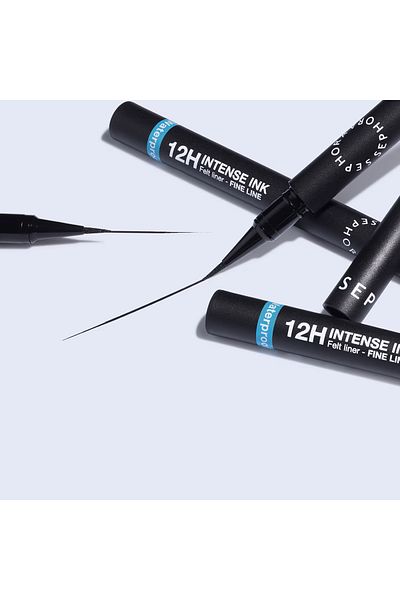 SEPHORA 12H Intense Ink Felt Liner Fine Line - Intense and Ultra Precise Felt Tip Eyeliner
