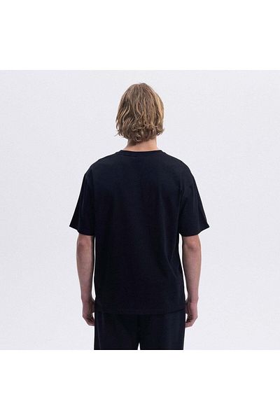 Ellesse Em376-Bk Oversize Tee Men's T-Shirt - Black