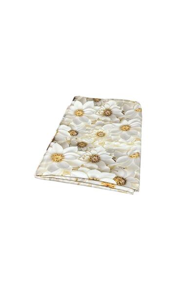 CENGİZ ÇEYİZ Süet Çift Kişilik Desenli Döşek Yüzü 135X195
