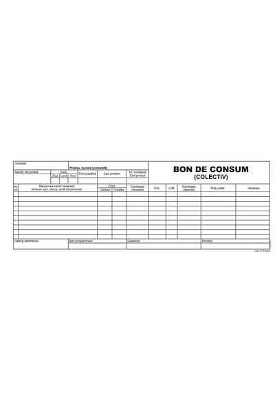 OEM Collective Consumption Voucher, Format 1/2 A4, 100 Files/booklet