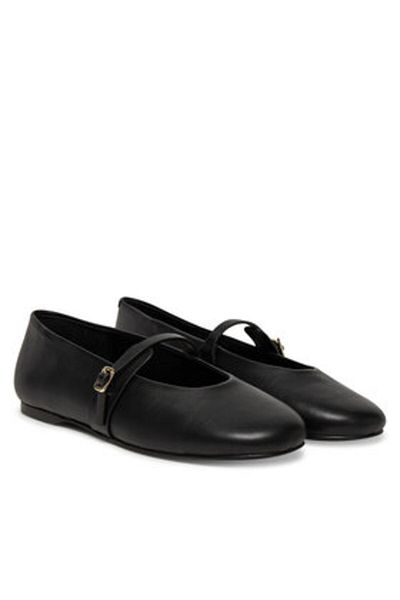 Steve Madden Women's Ballerinas black STEVE MADDEN-SM11003565 017 BLACK LEATHER