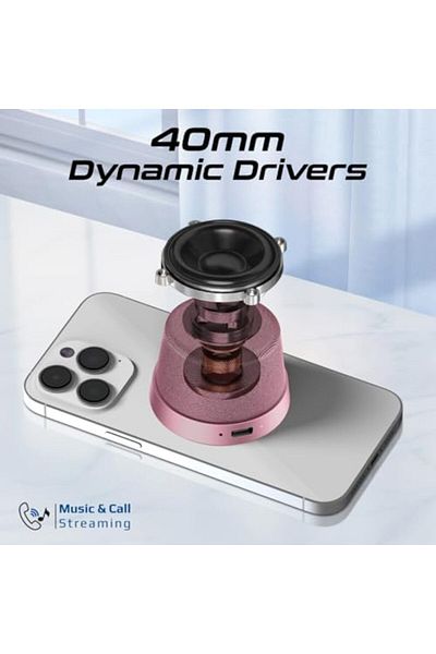 Promate Bluetooth Magnetic Base Speaker, Premium 3W True Wireless Portable Speaker with HD Sound