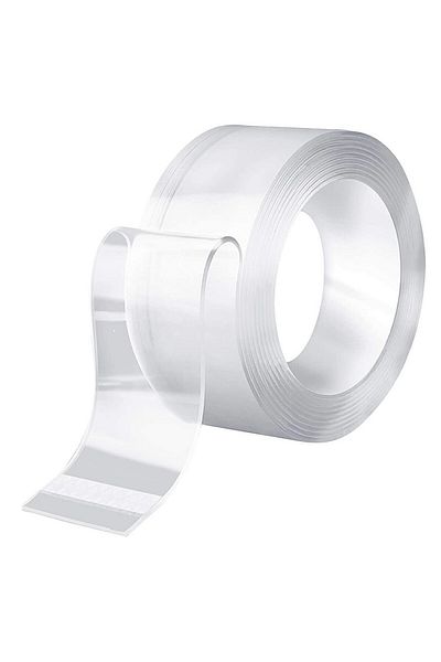 Aptel Double-sided adhesive tape, reusable, transparent, 3 m
