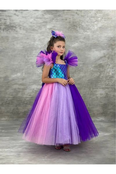 Terry Girl's Mermaid Model Evening Dress