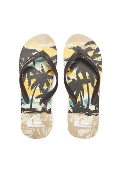 Quiksilver Men's Flip-Flops black QUIKSILVER-AQYL101430 WDW7 BIRCH TROPICAMO
