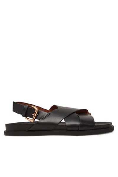 PIECES Sandale damă negre PIECES-17156844 BLACK