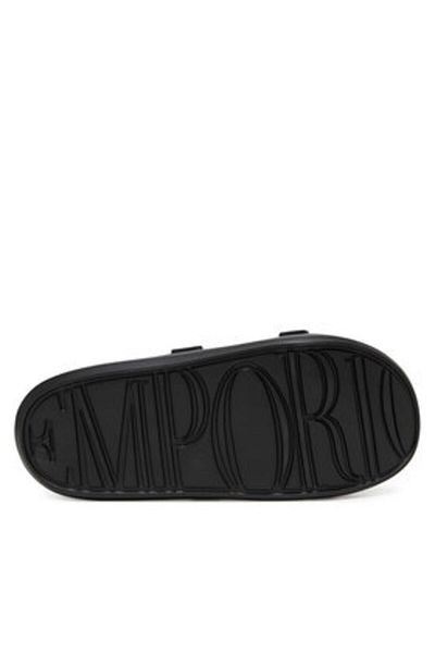 Emporio Armani Flip-flops bărbătești negri EMPORIO ARMANI-XVPS15 XD444 N349 NEGRU+NEGRU+ALB
