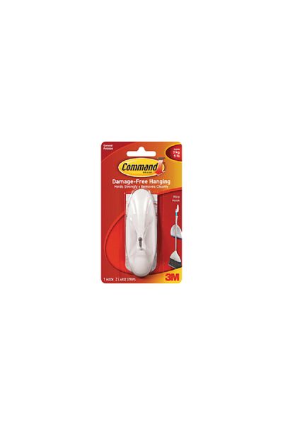COMMAND Wire Hook White Large