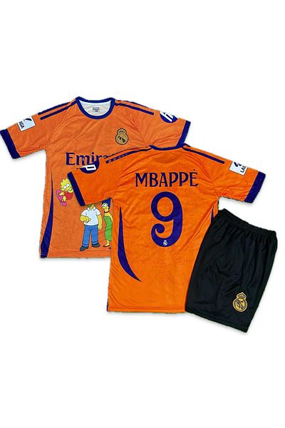 Lion Spor Tricou pentru copii Real Madrid Kylian Mbappe Concept special (The Simpsons)6234642