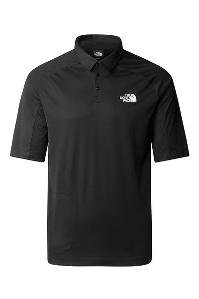THE NORTH FACE M Packable Ss Polo Men's Casual Polo Neck T-Shirt Nf0A883Kjk31 Black