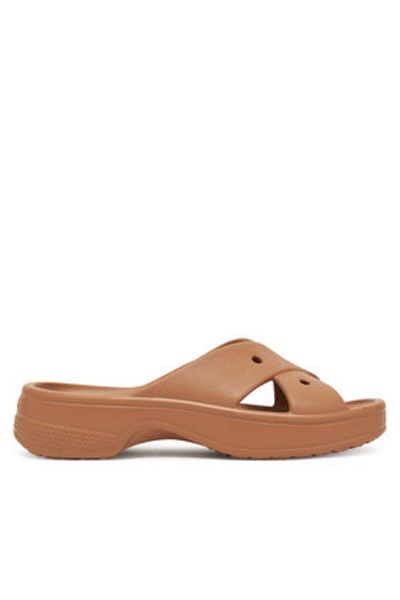 Crocs Women's Flip-Flops brown CROCS-210840 MILK CHOCOLATE