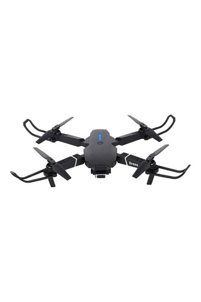 EGG Camera Drone Wifi Fpv 4k Headless Mode Dual Camera Drone 3 Batteries Black