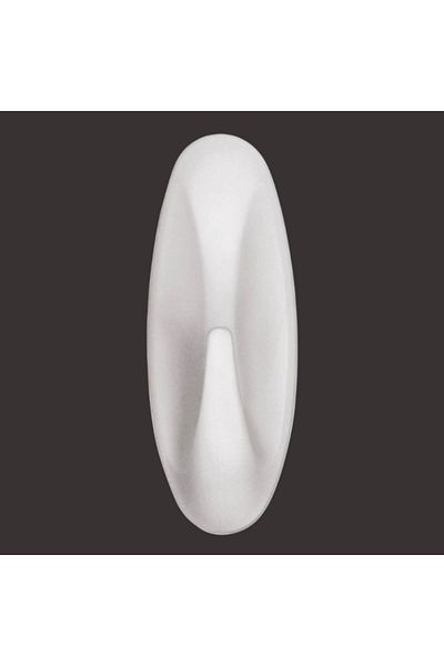 COMMAND 2-Piece Designer Hooks with 4 Strips White Medium
