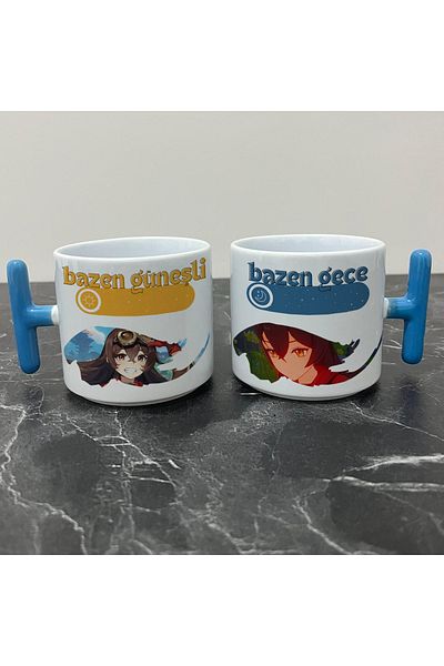 Define Moyas Genshin Impact Amber Mug Cup - Genshin Impact Sunny Night Series