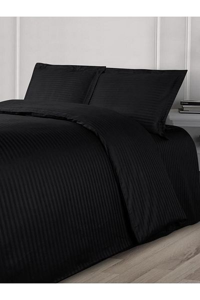 Karna Home Duvet Cover Set Striped Cotton 200X220