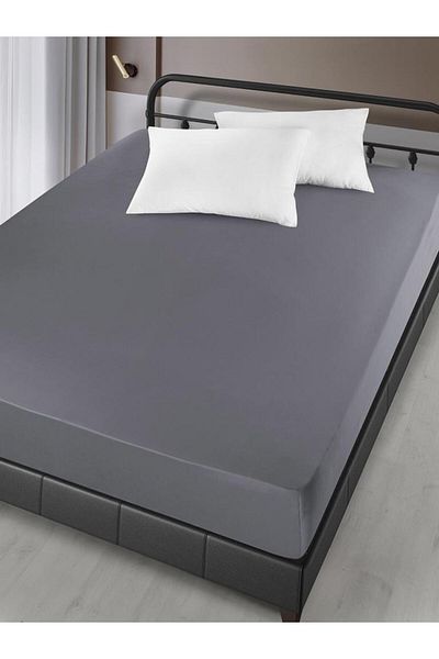 Karna Home Bed Sheet Cotton Satin Solid