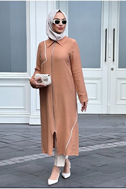 Nihle Kadın tesettür büyük beden çilek kumaş spor kap