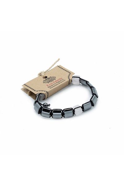 OEM Therapeutic Hematite & Rose Quartz Magnetic Bracelet