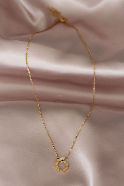 AfraBeauty Steel Gold Snake Necklace Women |   Daily and Classic Style