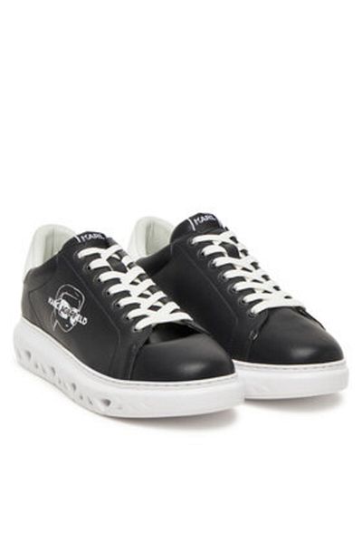 Karl Lagerfeld Men's Sneakers black KARL LAGERFELD-KL54515 000 BLACK LTHR