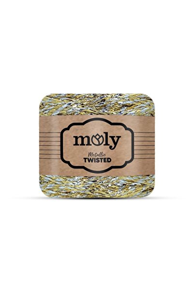 Moly Sfoară de hârtie metalizată răsucită 250 Gr