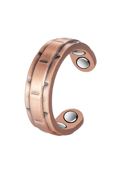 XTERRA 99.99% PURE COPPER RING WITH 4 THERAPEUTIC MAGNETS | Model VS-R4