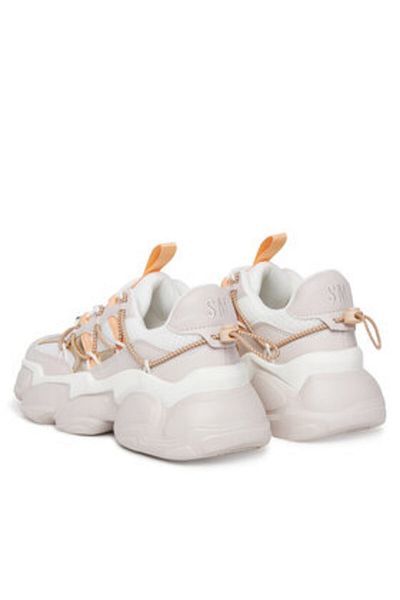Steve Madden Women's Sneakers white STEVE MADDEN-SM11002961 922 GOLD / SILVER