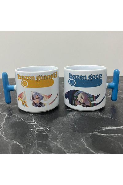 Define Moyas Genshin Impact Arlecchino Mug Cup - Genshin Impact Sunny Night Series