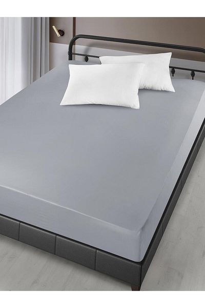 Karna Home Bed Sheet Cotton Satin Solid