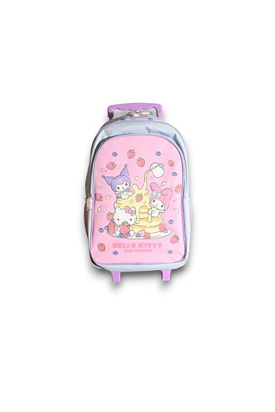 Hello Kitty 18"TROLLEYBAG, LUNCH BAG, PENCILCASE, WATER BOTTLE, LUNCH BOX