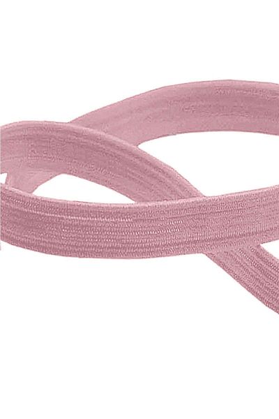 hapshoe Pink 12 mm 5 Mt Durable Hard Flat Elastic Ribbon Rubber