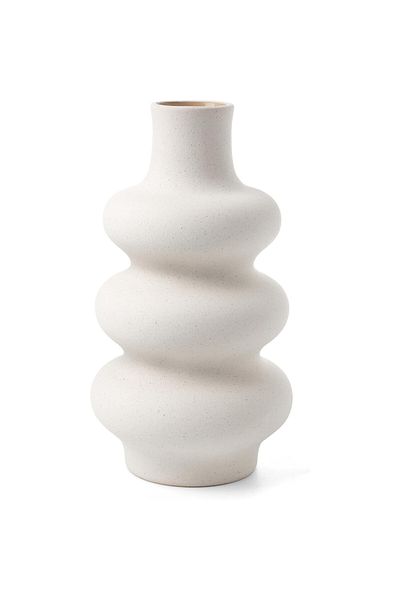 OEM Vaza Decorativa Ceramica, Stil Boho, Design Abastract 25 Cm, Potrivita Pentru Flori Cu Tulpina Lunga