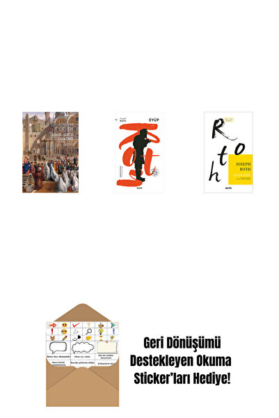 Alfa Yayınları 1002. Gece Öyküsü + Eyüp + Savoy Oteli + Okuma Sticker'ları
