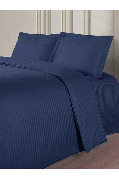 Karna Home Duvet Cover Set Striped Cotton 200X220