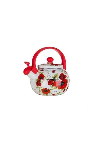 BANQUET Teapot with Whistle, Banquet Poppy 137001205, Multicolor, 2.2L