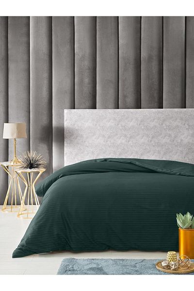 Karna Home Duvet Cover Single Cotton Satin Stripe 150X220