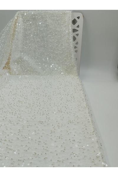 ünsal tekstil Boncuklu Abiyelik Kumaş