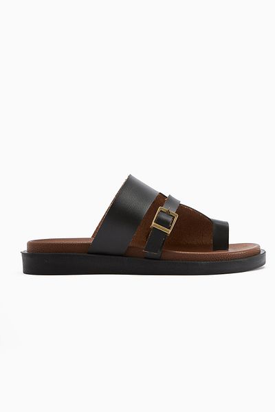 Limoya Enisa Black Flip Flops Women's Slippers