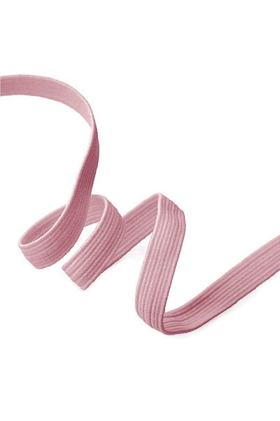 hapshoe Pink 12 mm 5 Mt Durable Hard Flat Elastic Ribbon Rubber