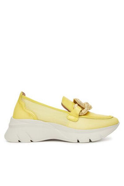Hispanitas Women's Half shoes yellow HISPANITAS-HV254050 C005 MESH-V25 WHITE BOLEROMET-V25 CAVA
