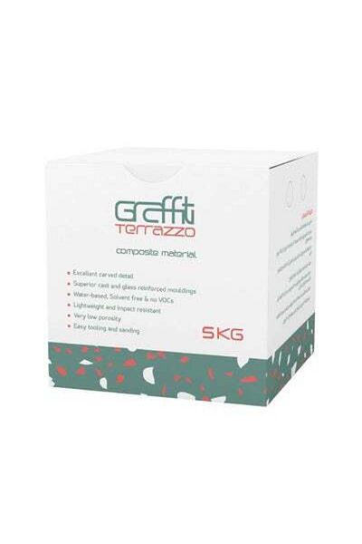 Graffiti Resin Gravity Terrazzo Composite Material 5 kg