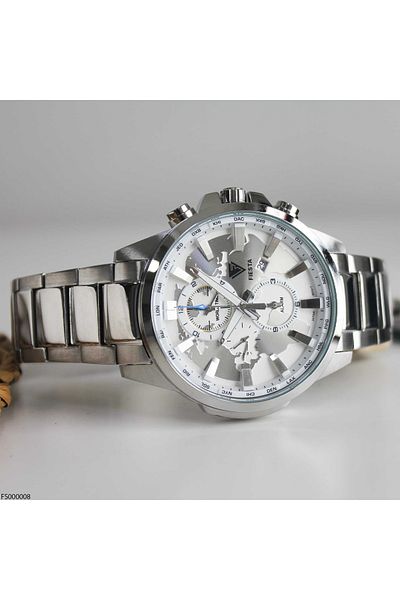 Fiesta Fs000008 Men's Wrist Watch with Steel Band