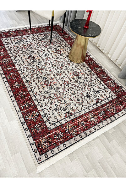 Brillant Kilim Motifli SAÇAKLI Klasik Kaymaz Taban Halı