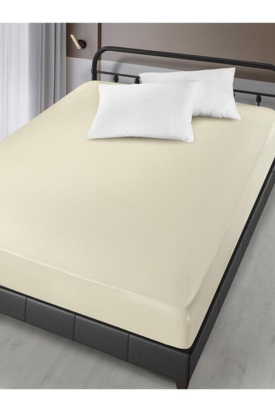 Karna Home Bed Sheet Cotton Satin Solid